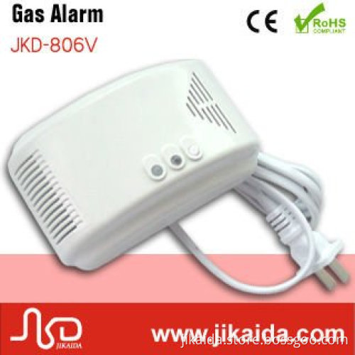 CE Standard 220V AC gas alarm security system work With valve